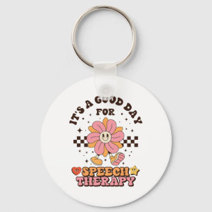 Slp Speech Therapist Speech Language Pathologist I Key Ring