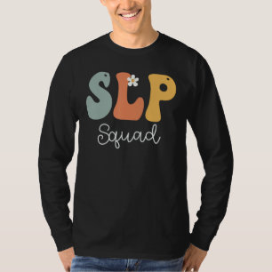 SLP Squad Retro Groovy Vintage Happy First Day Of  T-Shirt