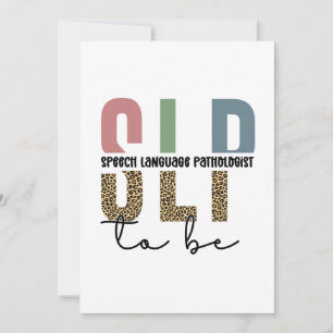 SLP to be -Future Speech language Pathologist gift Card