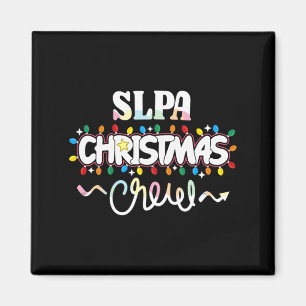 Slpa Christmas Crew Speech Pathology Istant Xma  Magnet