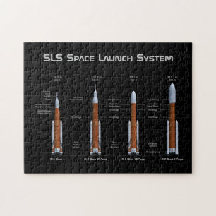SLS Space Launch System Rockets Jigsaw Puzzle