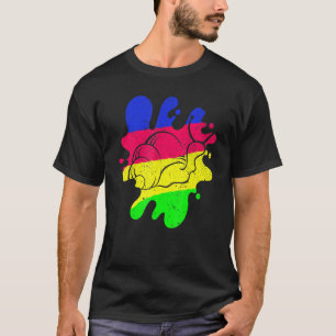 Slug Gastropod Snail Nature Animal Colourful Snai T-Shirt