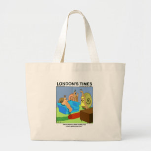 Slug Marrying Slime Funny Gifts Tees & Collectable Large Tote Bag