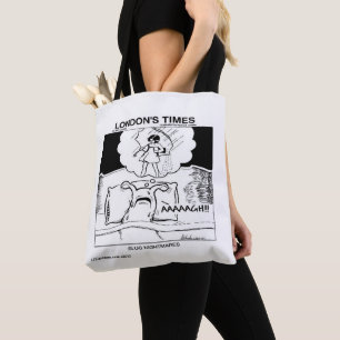 Slug Nightmares Classic LTCartoons Comic Tote Bag