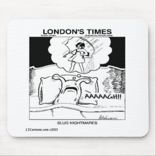 Slug Nightmares Funny Mouse Pad