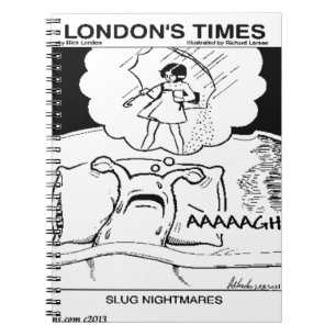 Slug Nightmares Funny Notebook