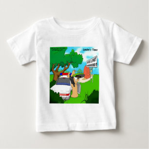 Slug Traffic Cop Funny Baby T-Shirt