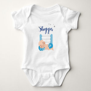 Slugger boy baby  baby bodysuit