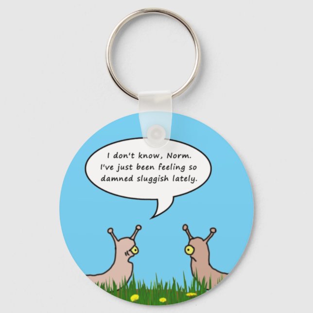 Sluggish Keychain (Front)