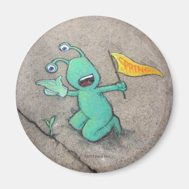 sluggo's spring training magnet (Front)