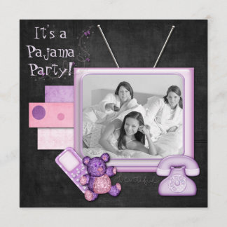 Slumber Party Fun Times Invitation