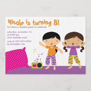 Slumber Party Invitations