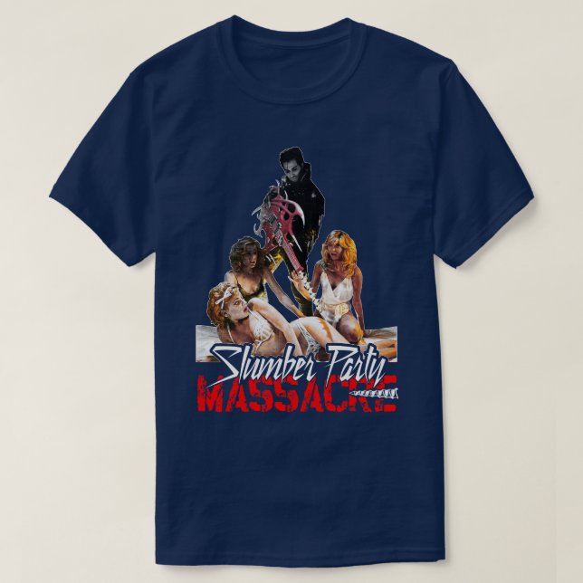 Slumber Party Massacre 80s Cult Classic Horror Des T-Shirt (Design Front)