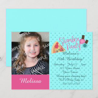 Slumber Party Photo Template
