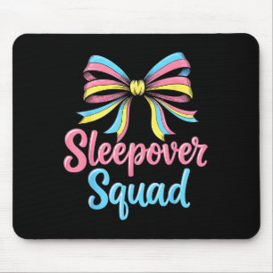 Slumber Party Squad Sleever Coquette Birthday Paja Mouse Pad