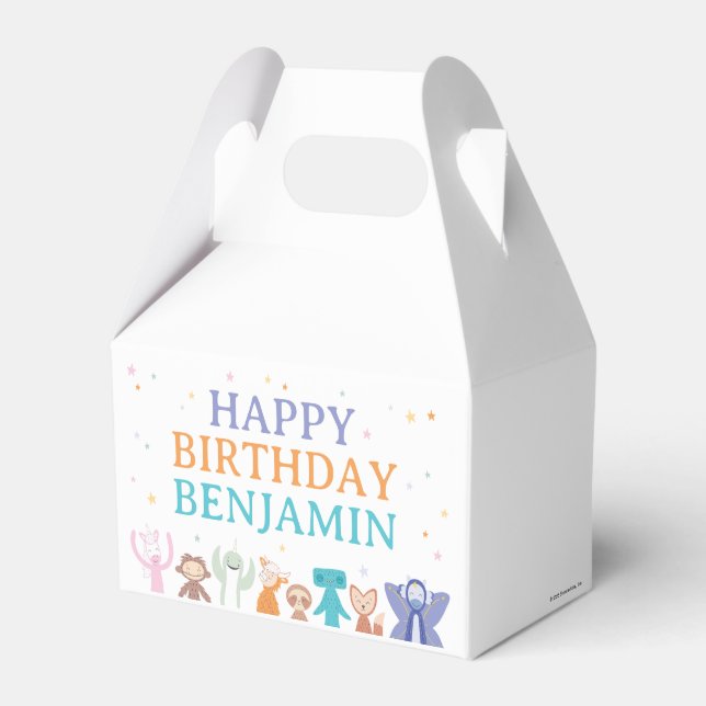 Slumberkins Character Birthday Favour Box (Front Side)