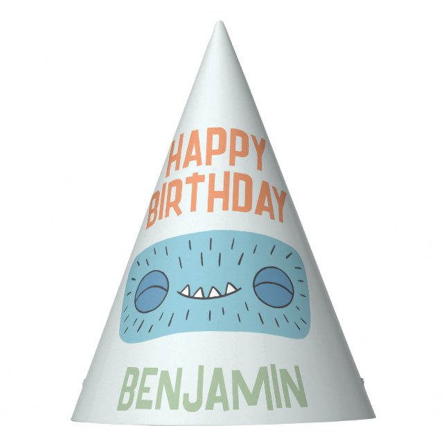 Slumberkins Hammerhead Birthday Party Hat (Front)