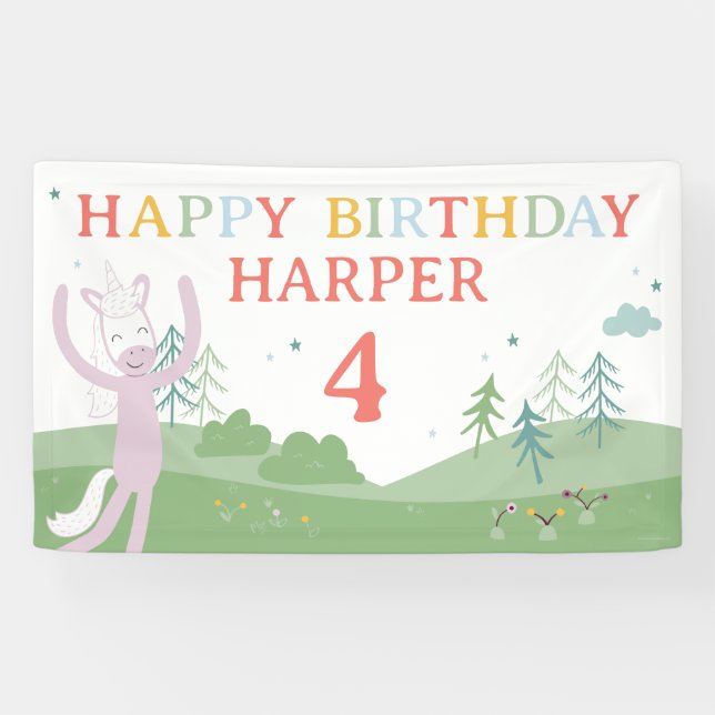 Slumberkins Sloth Birthday Yard Sign (Horizontal)