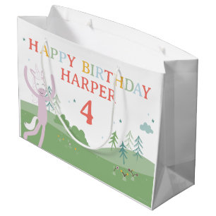 Slumberkins Unicorn Birthday Large Gift Bag