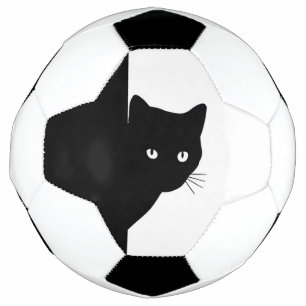 Sly Black Cat Soccer Ball