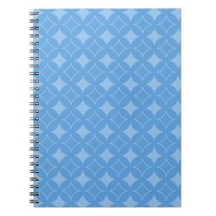 Sly blue shippo pattern notebook