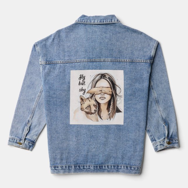 Sly But Shy  Denim Jacket (Back)