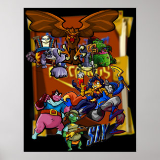 Sly Cooper and the Thievius Raccoonus Poster