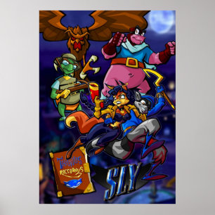 Sly Cooper and the Thievius Raccoonus Poster