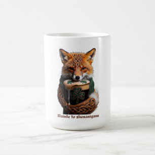 Sly Emerald Fox Toast T-Shirt  Coffee Mug