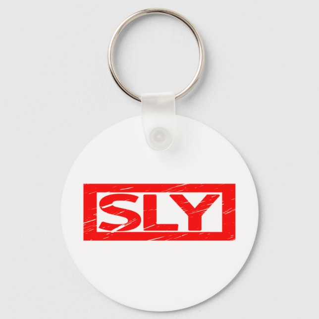 Sly Stamp Key Ring (Front)