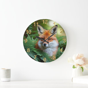 "Sly: The Fox in the Shadows" Large Clock