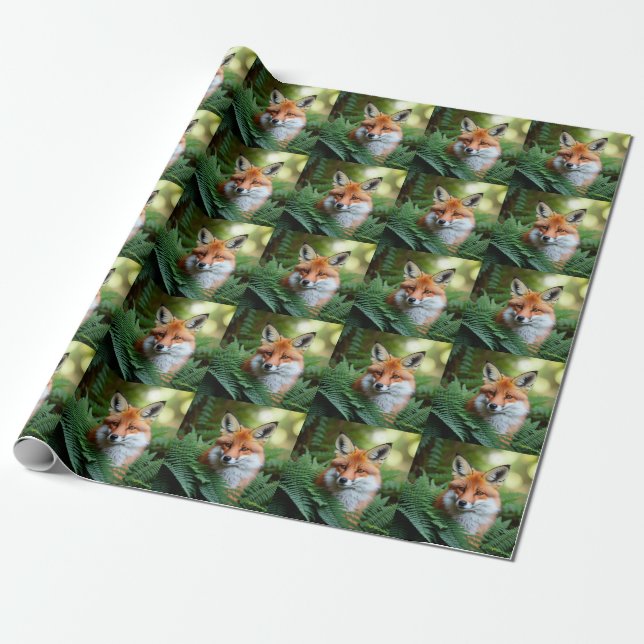 "Sly: The Fox in the Shadows" Wrapping Paper (Unrolled)