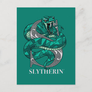 SLYTHERIN™ Crosshatched Emblem Invitation Postcard