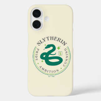 SLYTHERIN™ Green Snake House Pride Badge iPhone 16 Case