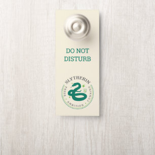 SLYTHERIN™ Green Snake House Pride Badge Door Hanger