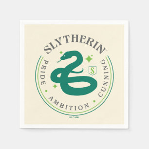 SLYTHERIN™ Green Snake House Pride Badge Napkin