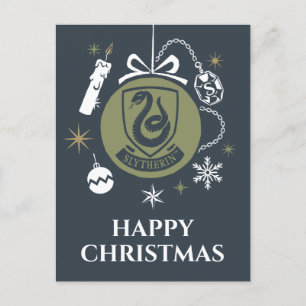 SLYTHERIN™ Holiday Bauble Graphic Postcard