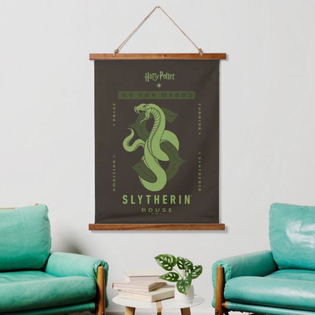 SLYTHERIN™ House By Any Means Hanging Tapestry (Living Room)