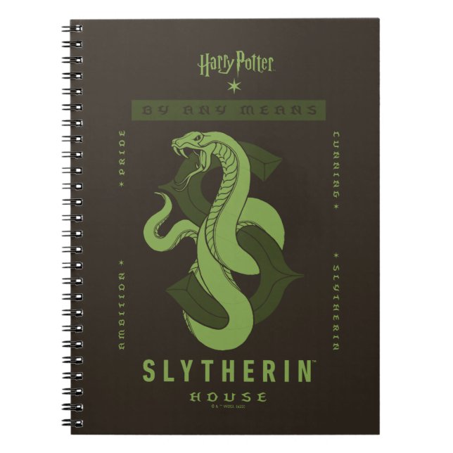 SLYTHERIN™ House By Any Means Notebook (Front)