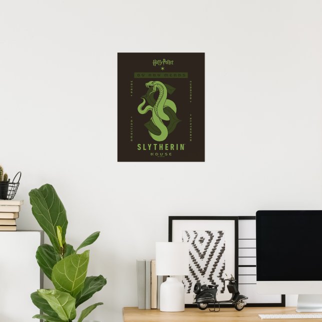 SLYTHERIN™ House By Any Means Poster (Home Office)