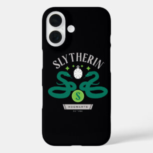 SLYTHERIN™ House Double Snake Locket Graphic iPhone 16 Case