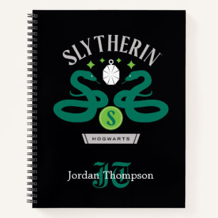 SLYTHERIN™ House Double Snake Locket Graphic Notebook