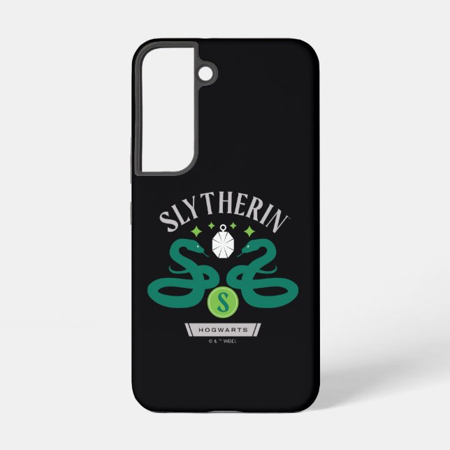 SLYTHERIN™ House Double Snake Locket Graphic Samsung Galaxy S22 Case (Back)