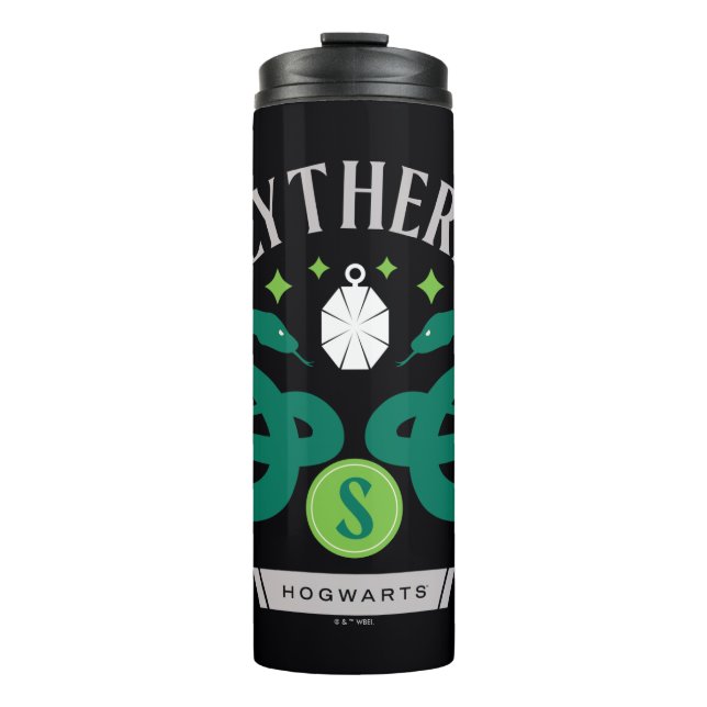 SLYTHERIN™ House Double Snake Locket Graphic Thermal Tumbler (Front)