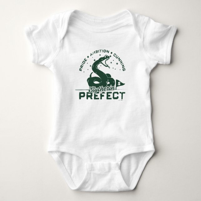 SLYTHERIN™ Prefect Badge Baby Bodysuit (Front)