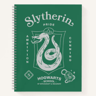 SLYTHERIN™ Pride Ambition Cunning Crest Notebook
