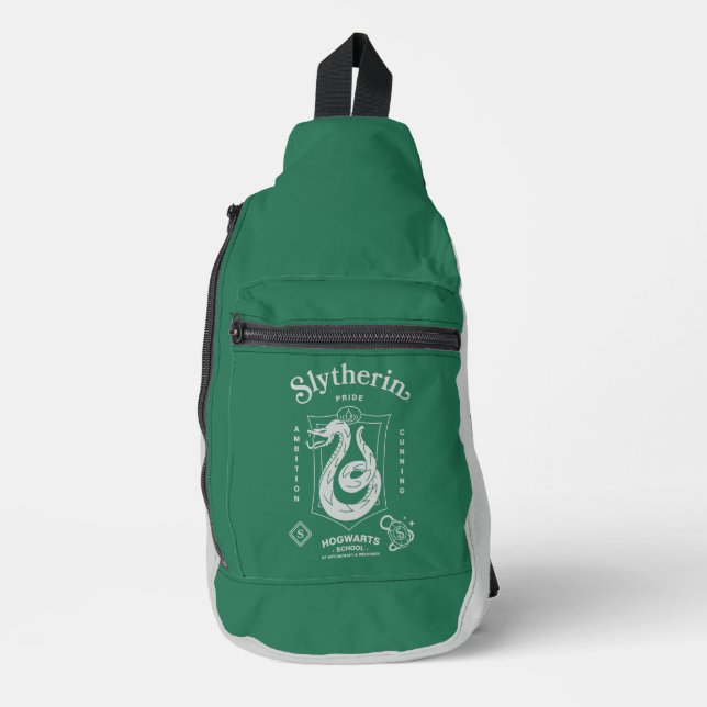 SLYTHERIN™ Pride Ambition Cunning Crest Sling Bag (Front)