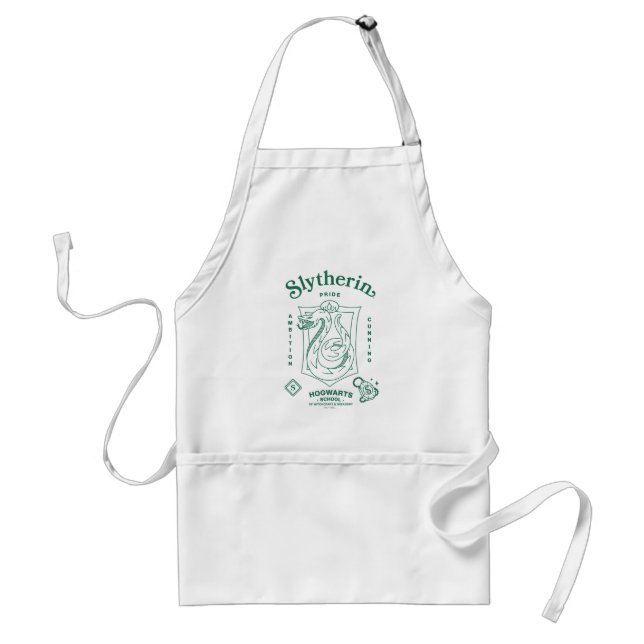SLYTHERIN™ Pride Ambition Cunning Crest Standard Apron (Front)