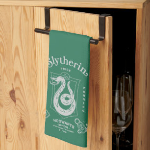 SLYTHERIN™ Pride Ambition Cunning Crest Tea Towel