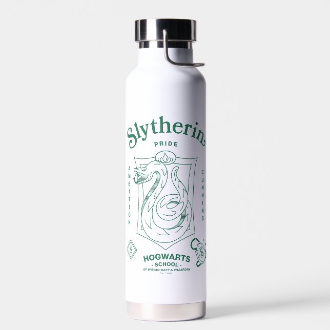 SLYTHERIN™ Pride Ambition Cunning Crest Water Bottle (Left)